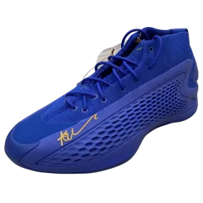 Anthony Edwards Autographed AE 1 "Velocity Blue" Shoe (Gold Autograph)