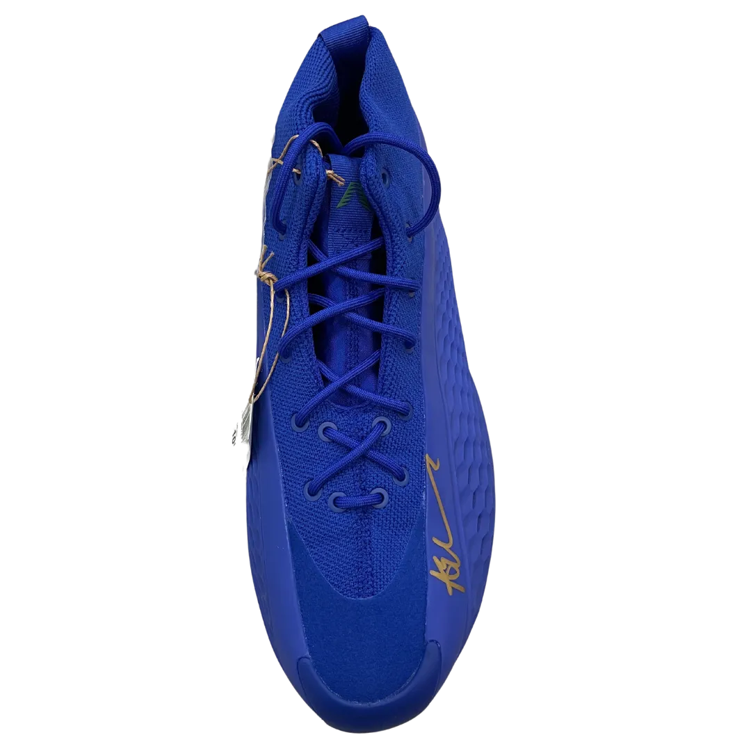 Anthony Edwards Autographed AE 1 "Velocity Blue" Shoe (Gold Autograph)