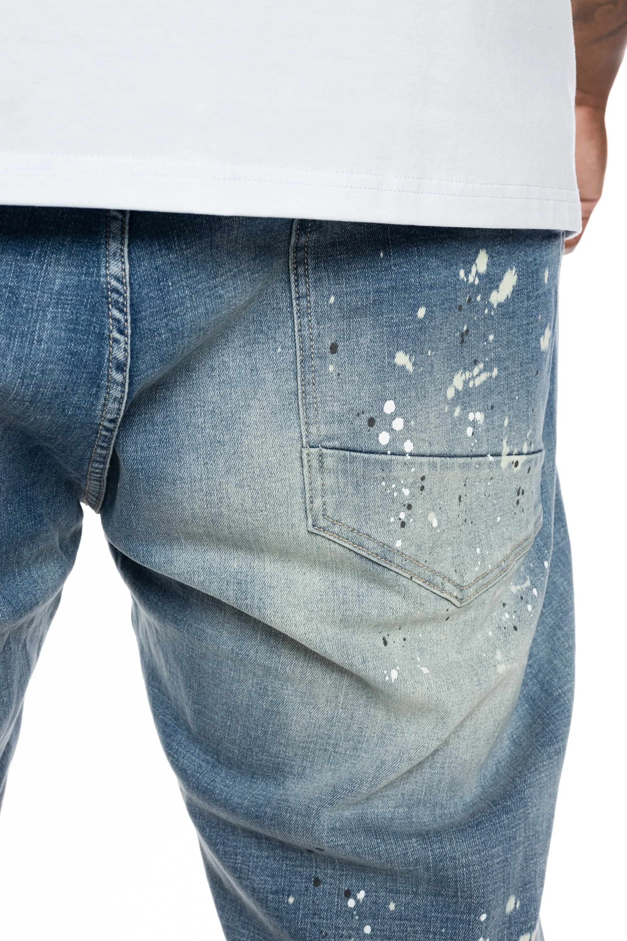 Big and Tall Mushroom  Fashion Jeans - Meteor Blue