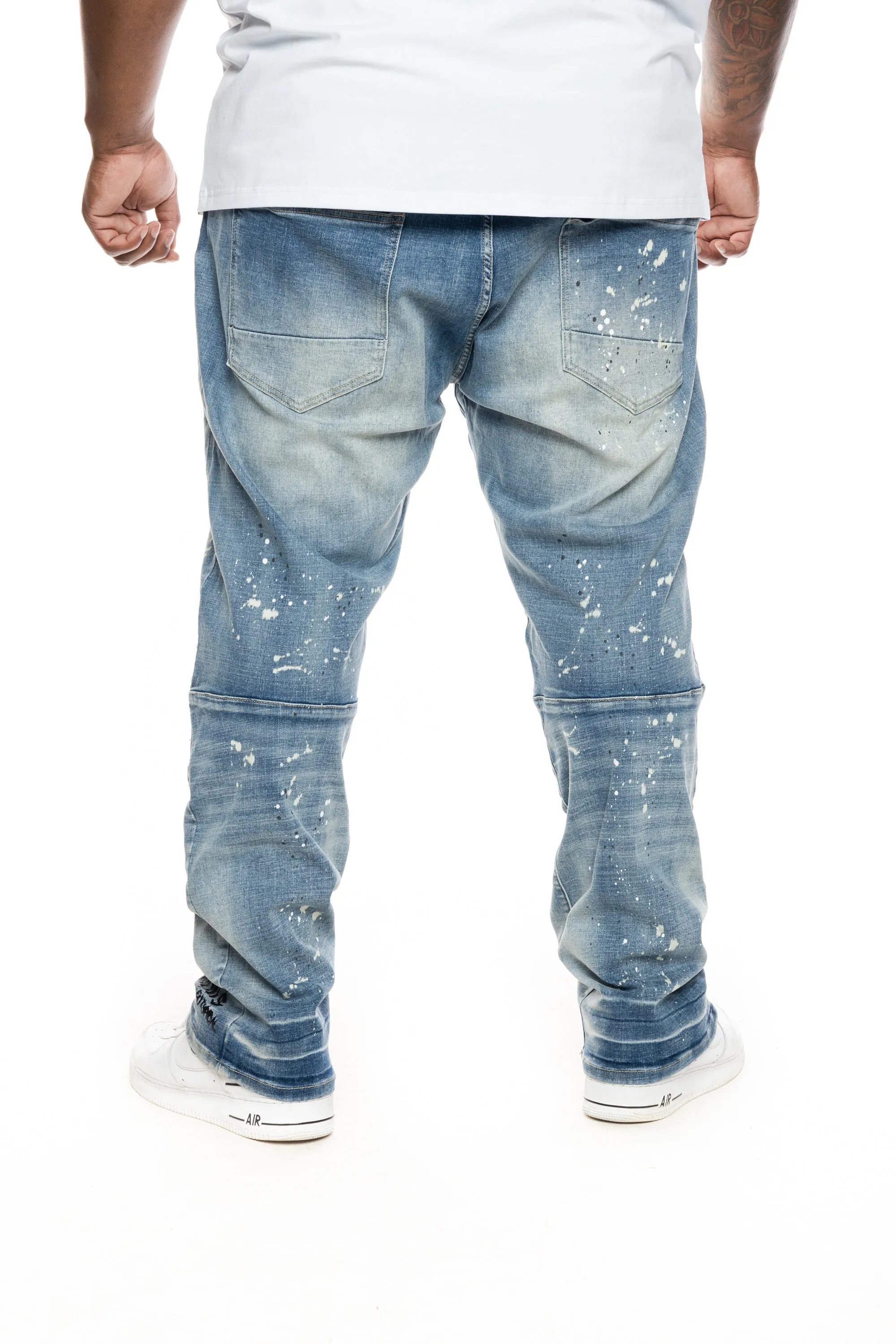 Big and Tall Mushroom  Fashion Jeans - Meteor Blue
