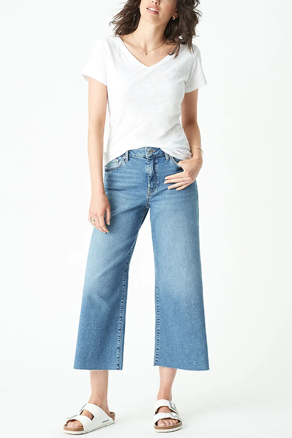 Bodrum Indigo 90s High Rise Wide Leg Blue Jean