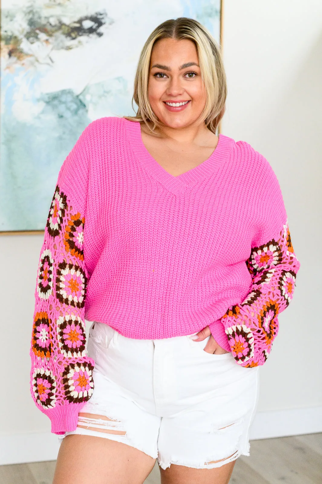 Can't Stop this Feeling V-Neck Knit Sweater - 4/18