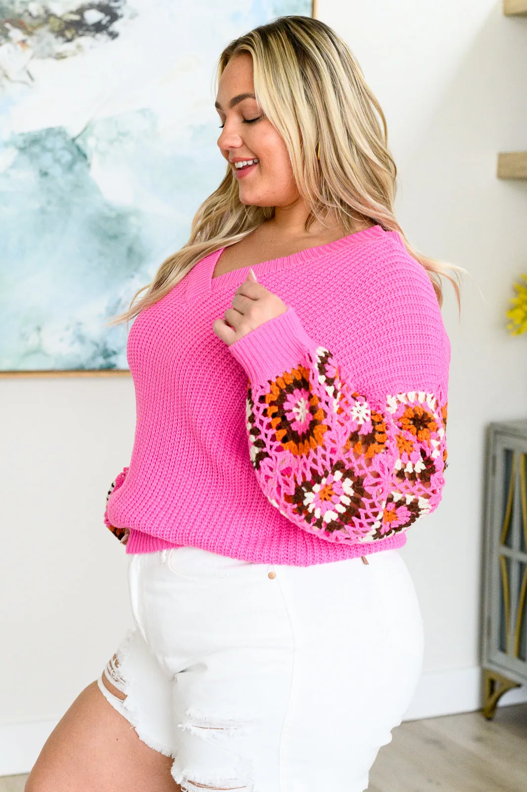 Can't Stop this Feeling V-Neck Knit Sweater - 4/18