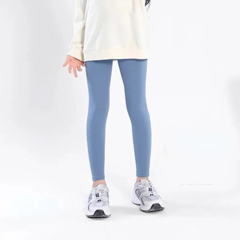 Casual Ankle-Length Kid Girl Thin Tights Sweatpants