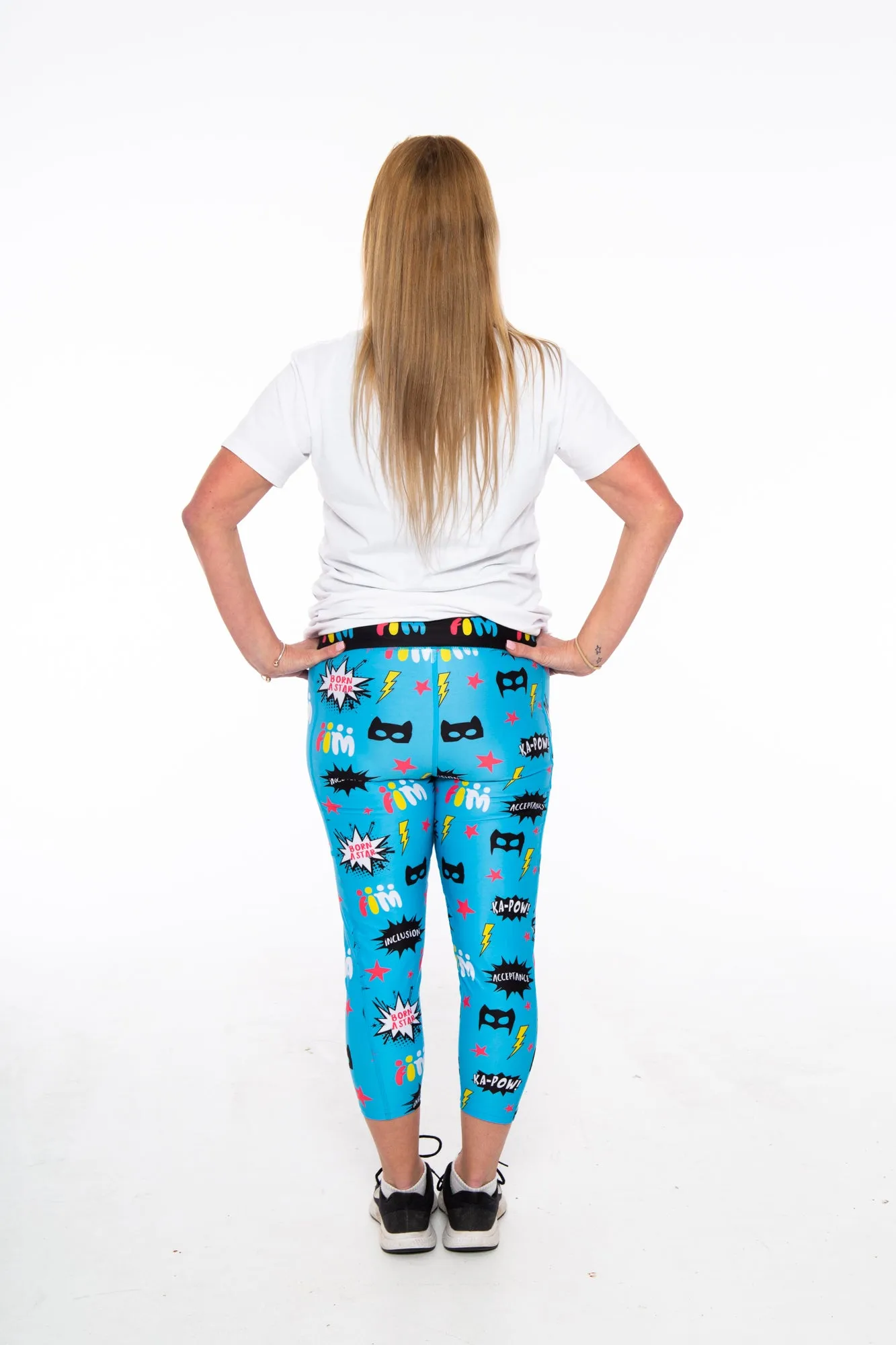 FIM Womens Leggings Fun Blue