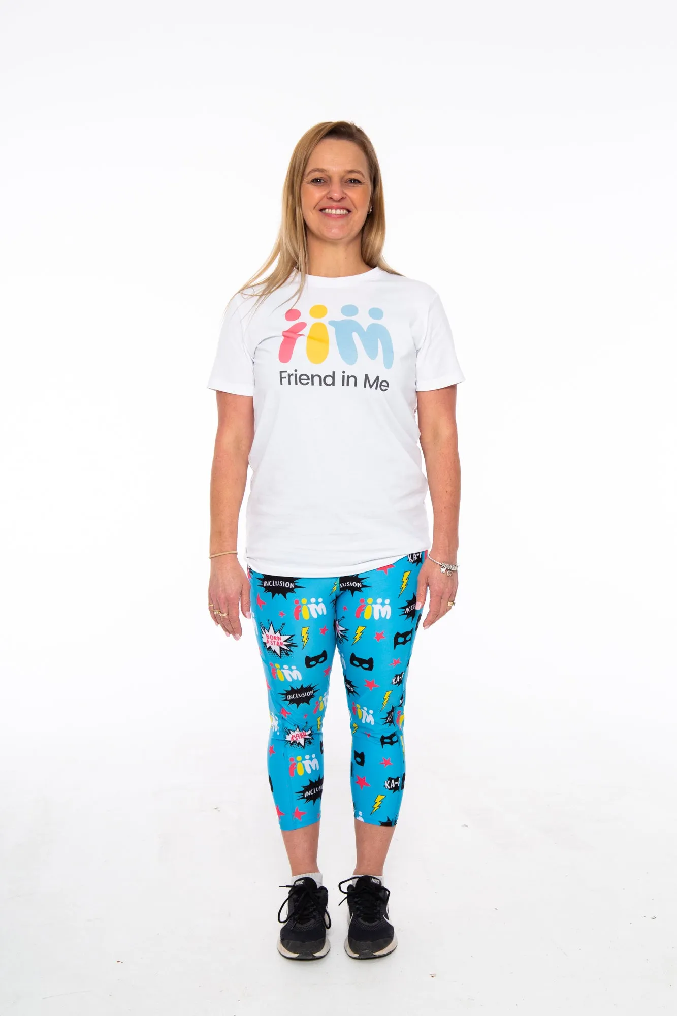 FIM Womens Leggings Fun Blue