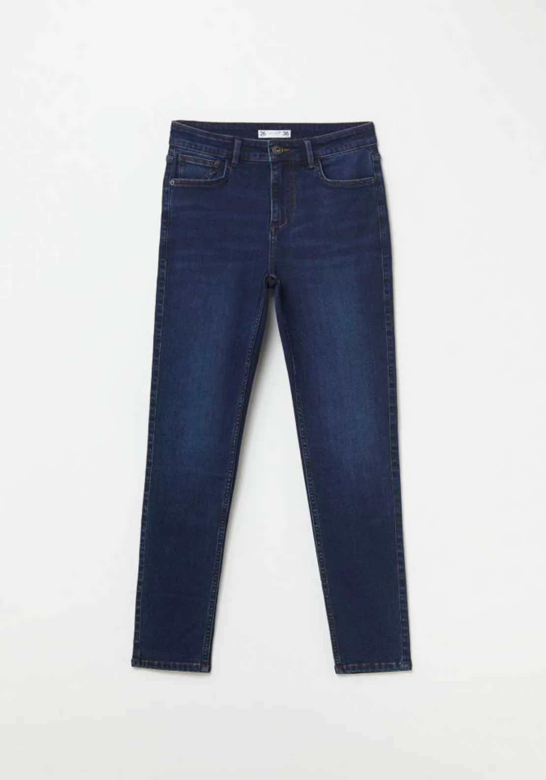 High-waist skinny jeans