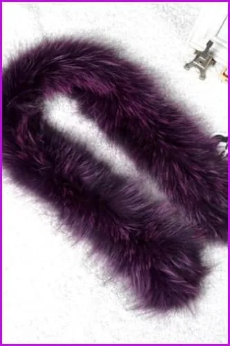 Knitted Natural Whole Fox Fur Scarf