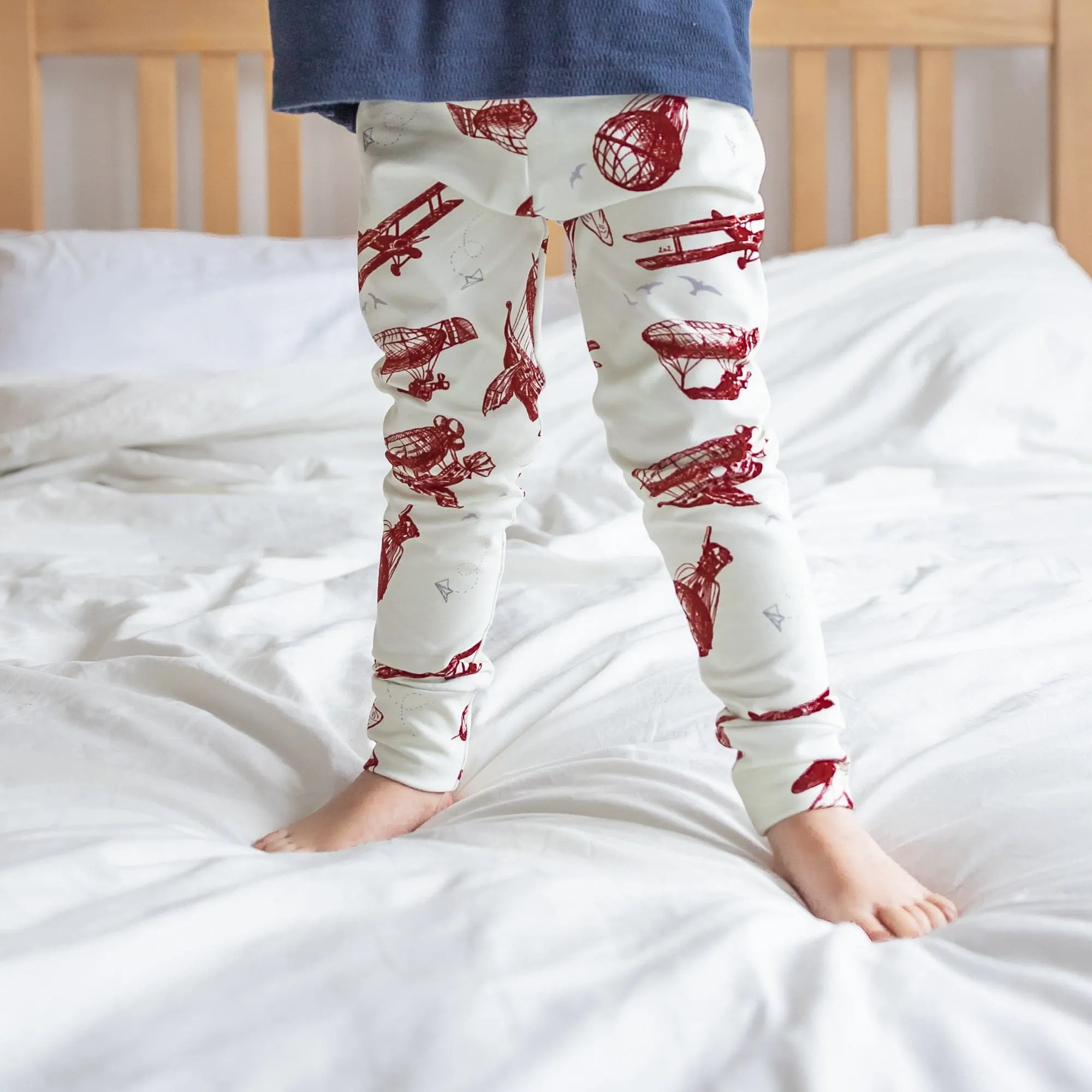 Organic Baby & Toddler Leggings | Air Travel