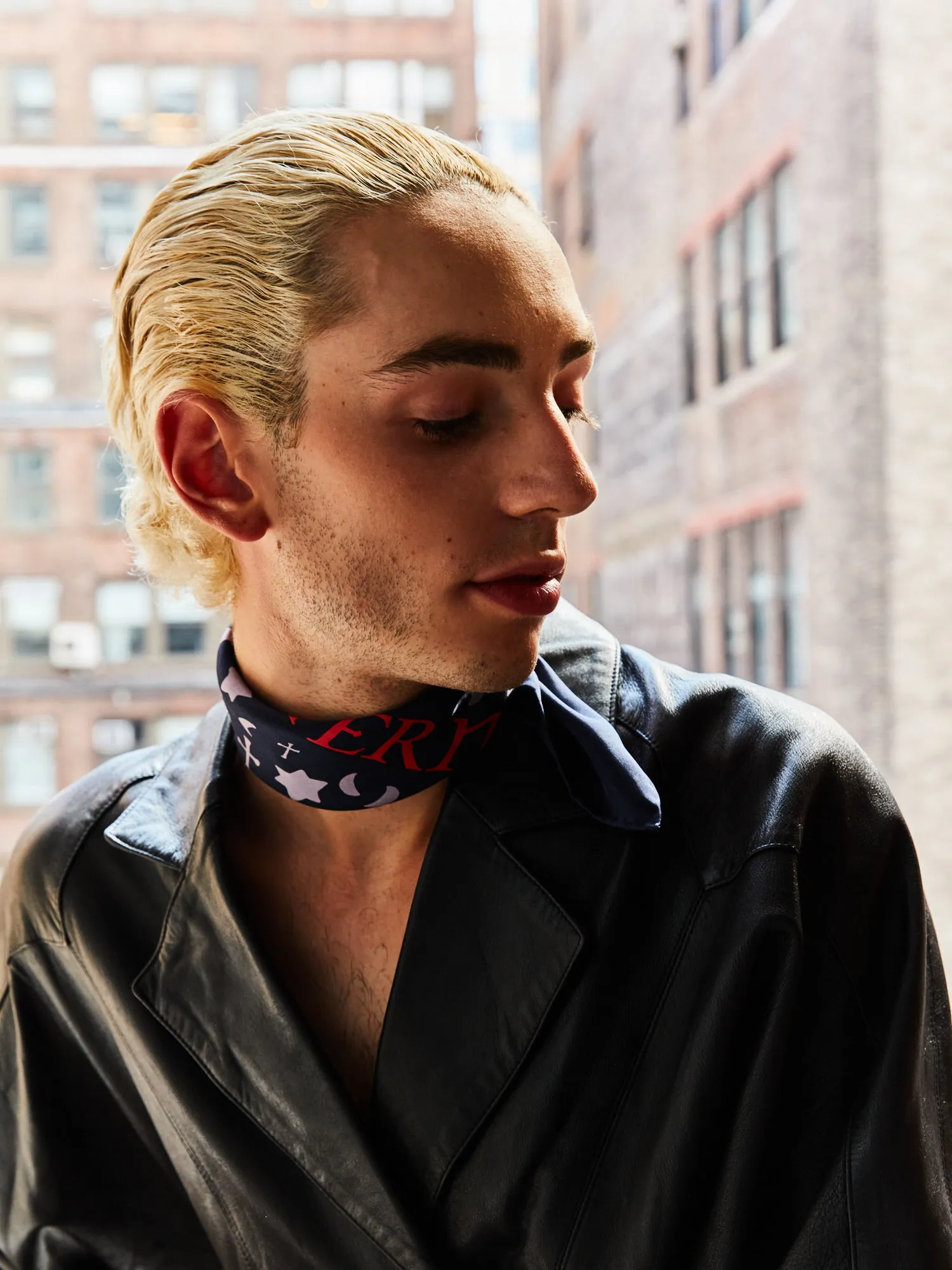 "Lexicon" Silk  Bandana