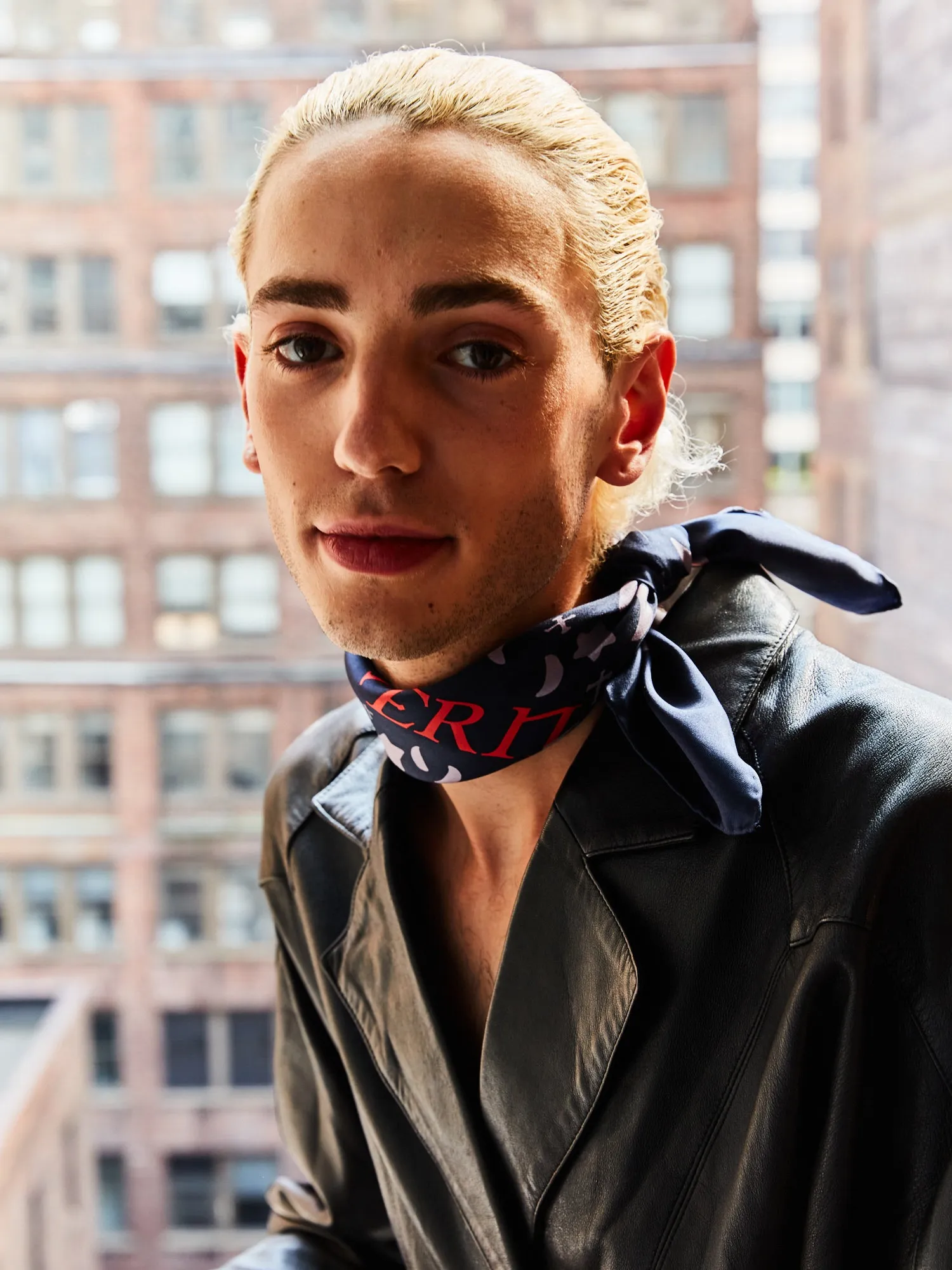 "Lexicon" Silk  Bandana