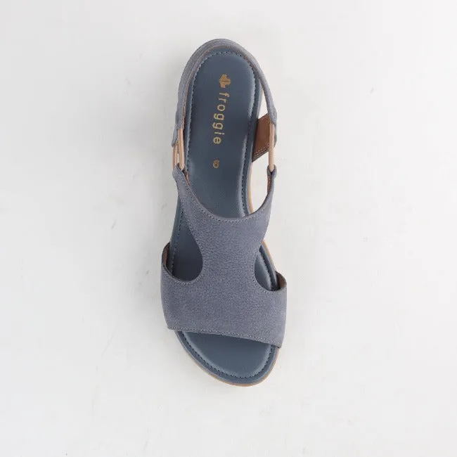 Slingback T-Bar Flat Sandal in Manager - 12104