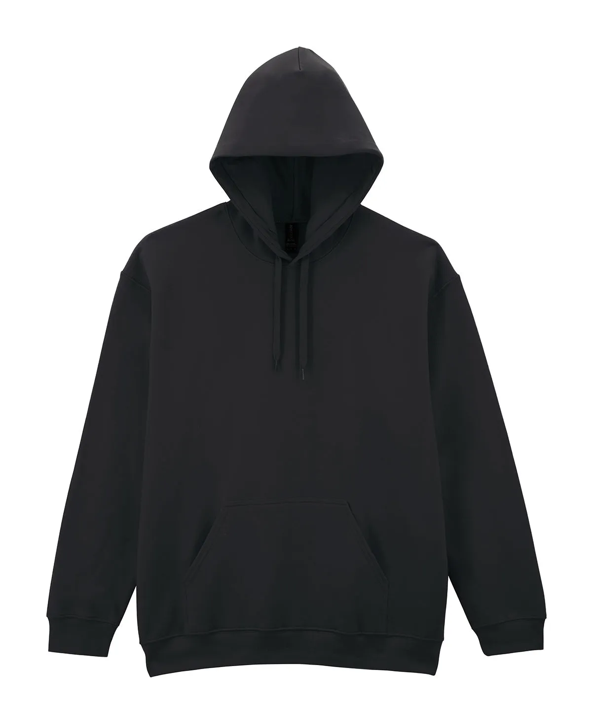 Softstyle midweight fleece adult hoodie | Black