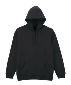 Softstyle midweight fleece adult hoodie | Black
