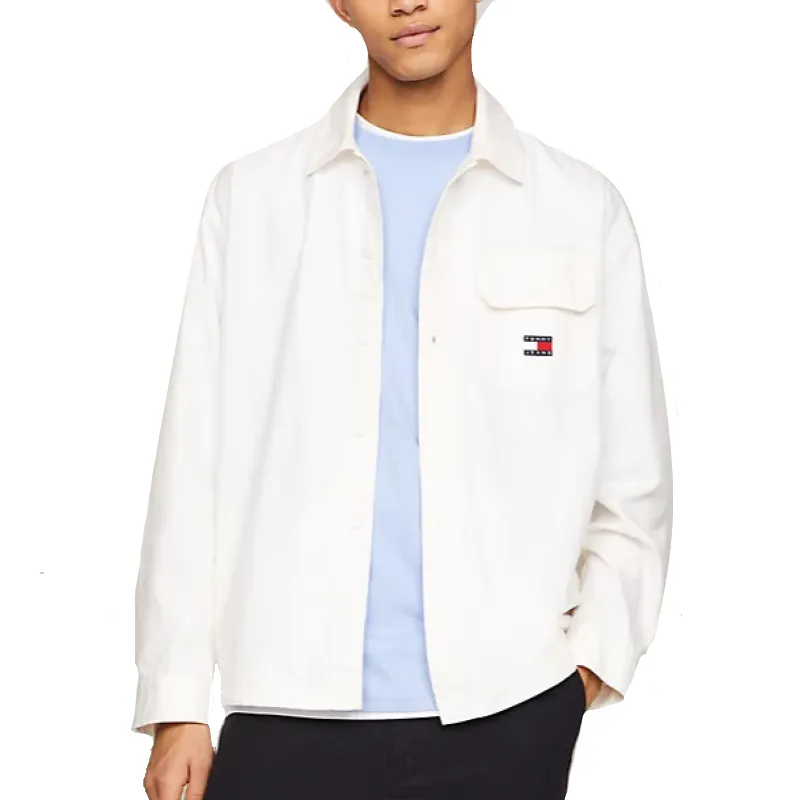 Tommy Jeans Overshirt Varsity Uomo