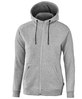 Womens Lenox  athletic full-zip hoodie | Grey Melange